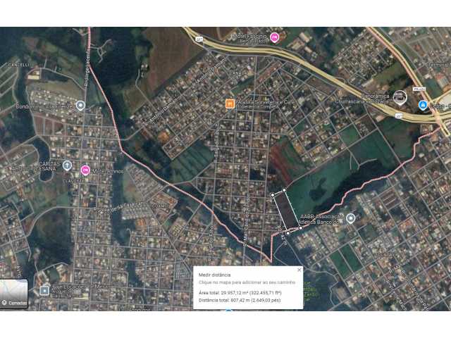 TERRENO COM 29.962,31 M2 - BAIRRO CANADÁ EM CASCAVEL PR